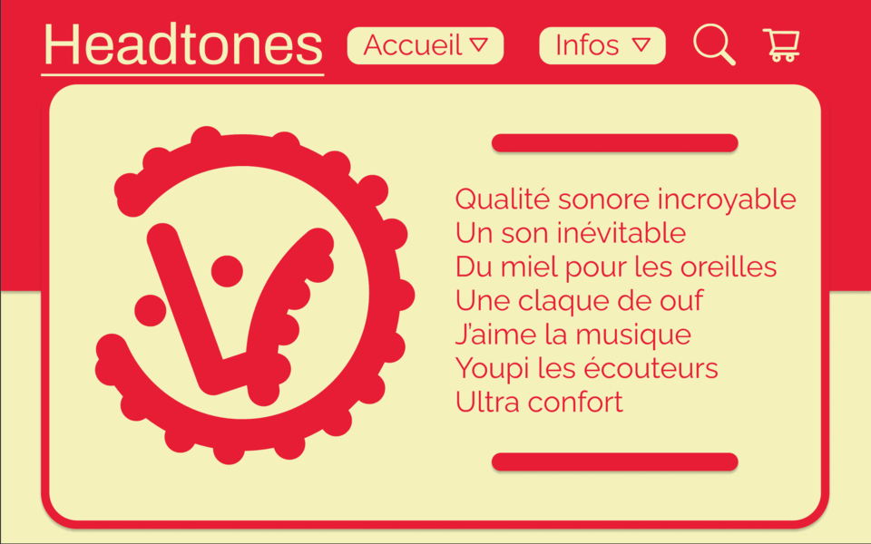 image portfolio site web Riccardo Franzese website concept Headtones from the webdesigner Plantae