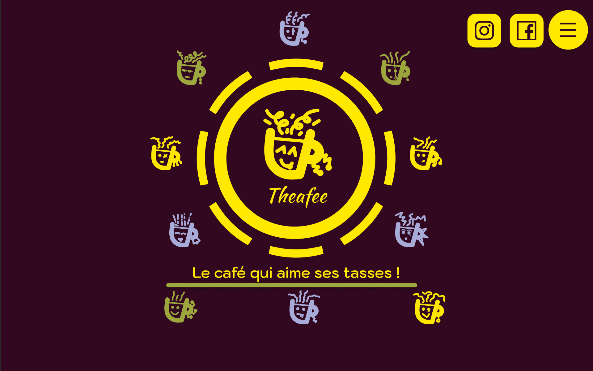 image portfolio site web Riccardo Franzese website concept Theafee from the webdesigner Plantae