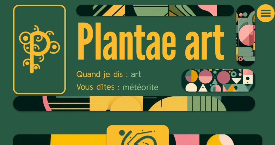 image portfolio site web Riccardo Franzese plantae art from the webdesigner Plantae
